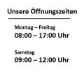 Unsere �ffnungszeiten